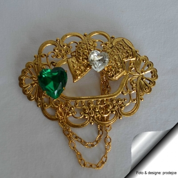Vintage 1970-80 Rhinestone...