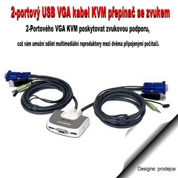 Přepínač Micro USB PLUS KVM...