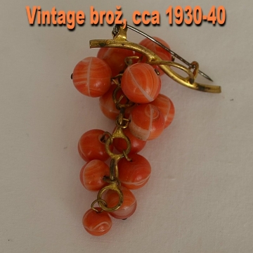 100.Vintage Brož, ve tvaru...